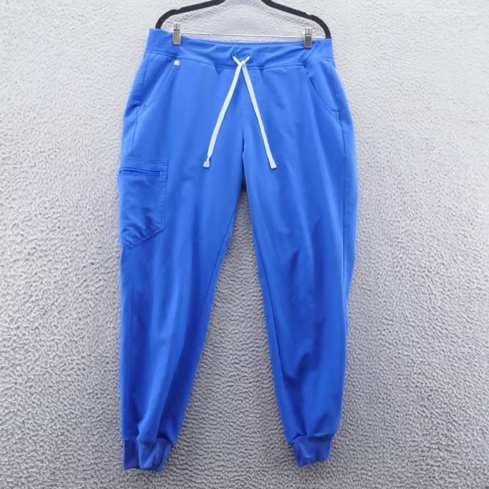 Men's Blue Jogger Pants with Drawstring